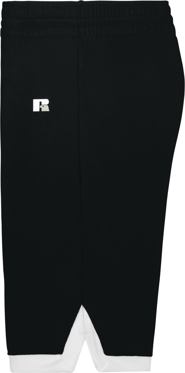 Left View of BLACK/WHITE COOLCORE ELITE SHORTS