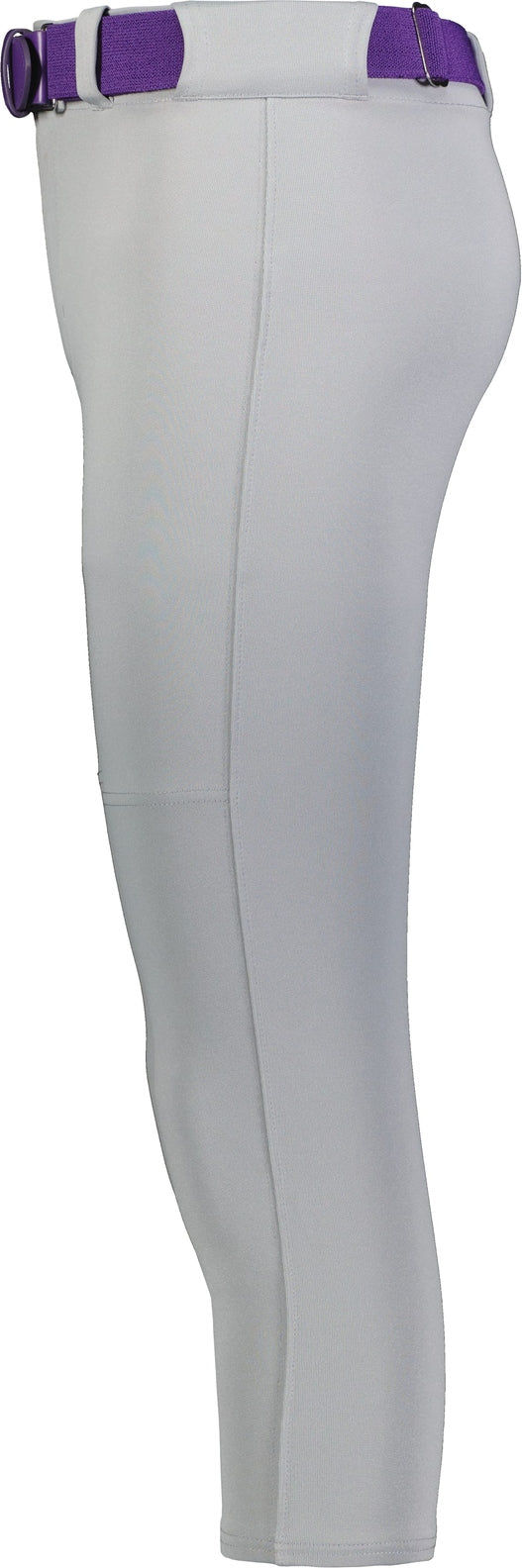Left View of BLUE GREY LDS GAMER CLASSIC SFTBLL PANT