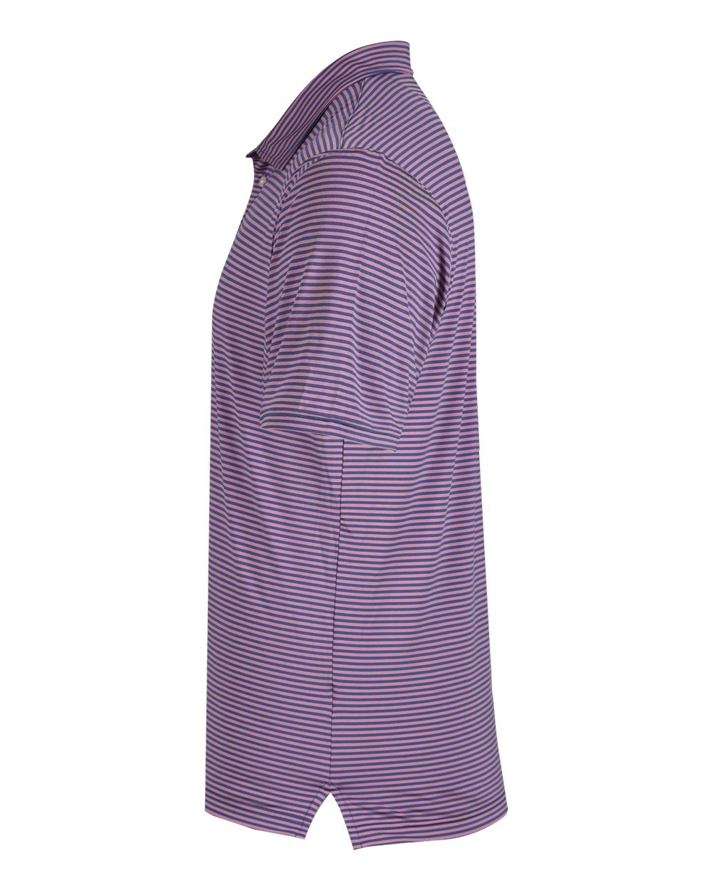 Left View of Blue Horizon Men's Smith Striped Polo - SW1110