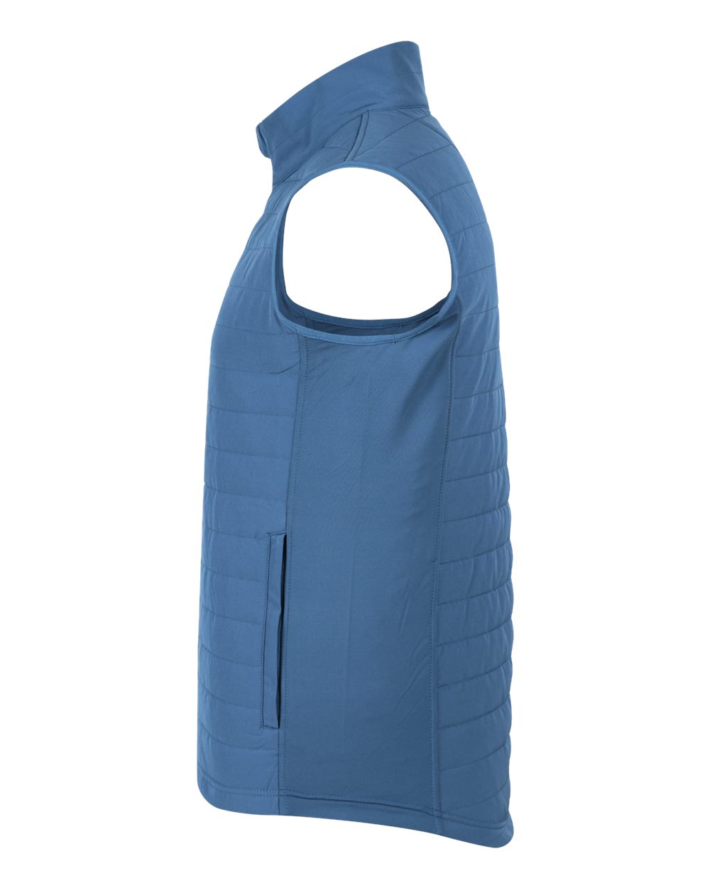 Left View of Blue Horizon Men's Warren Vest - O90014 plain