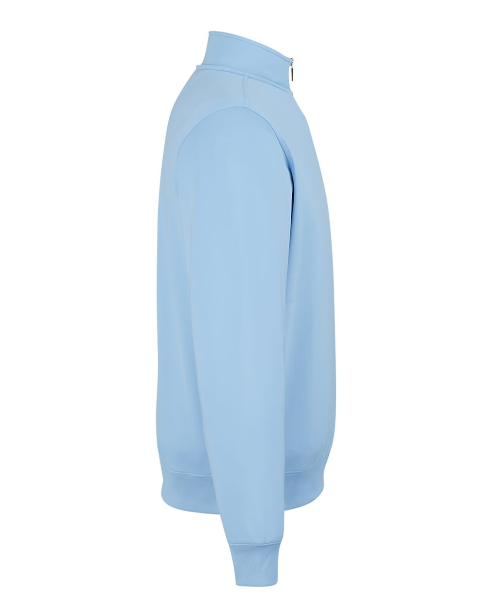Rear View of Bluff Caves Quarter-Zip Tech Pullover - C11512