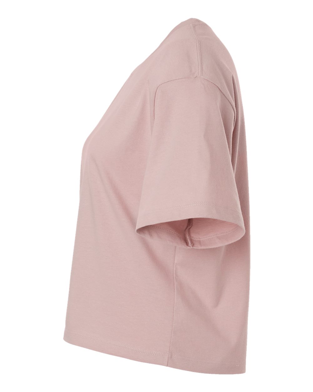 Left View of Blush Women&#39;s Fine Jersey Boxy Tee - 102