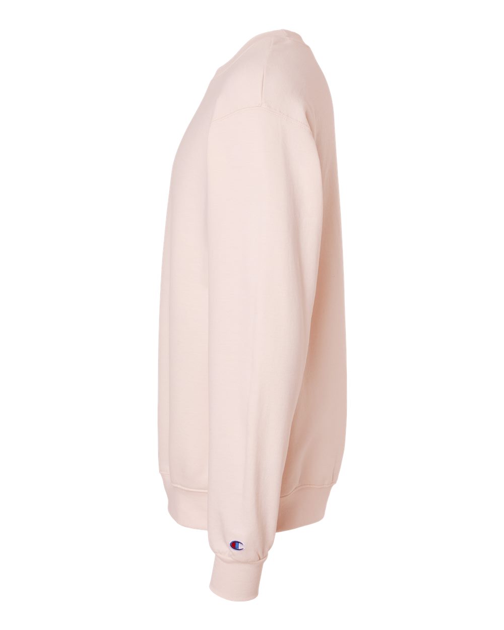 Left View of Body Blush Powerblend® Crewneck Sweatshirt - S600
