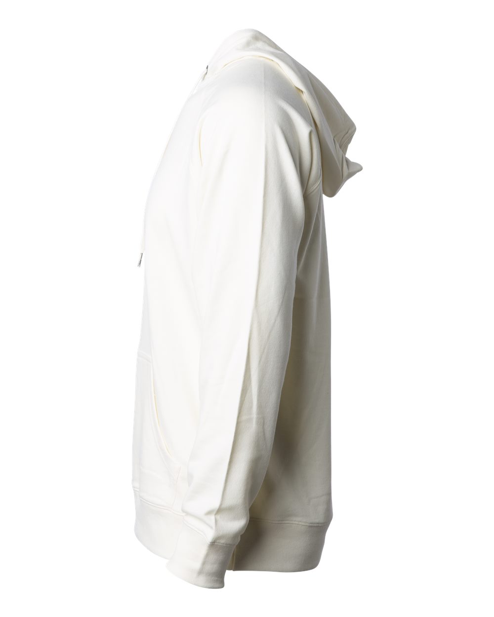 Left View of Bone Icon Lightweight Loopback Terry Hooded Sweatshirt - SS1000