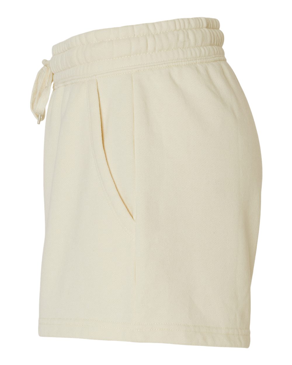 Left View of Bone Women’s Lightweight California Wave Wash Fleece Shorts - PRM20SRT