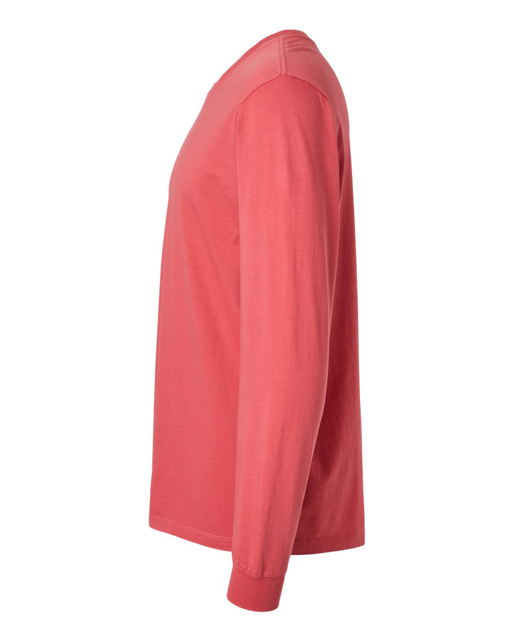 Left View of Brick Classic Long Sleeve T-Shirt - 220