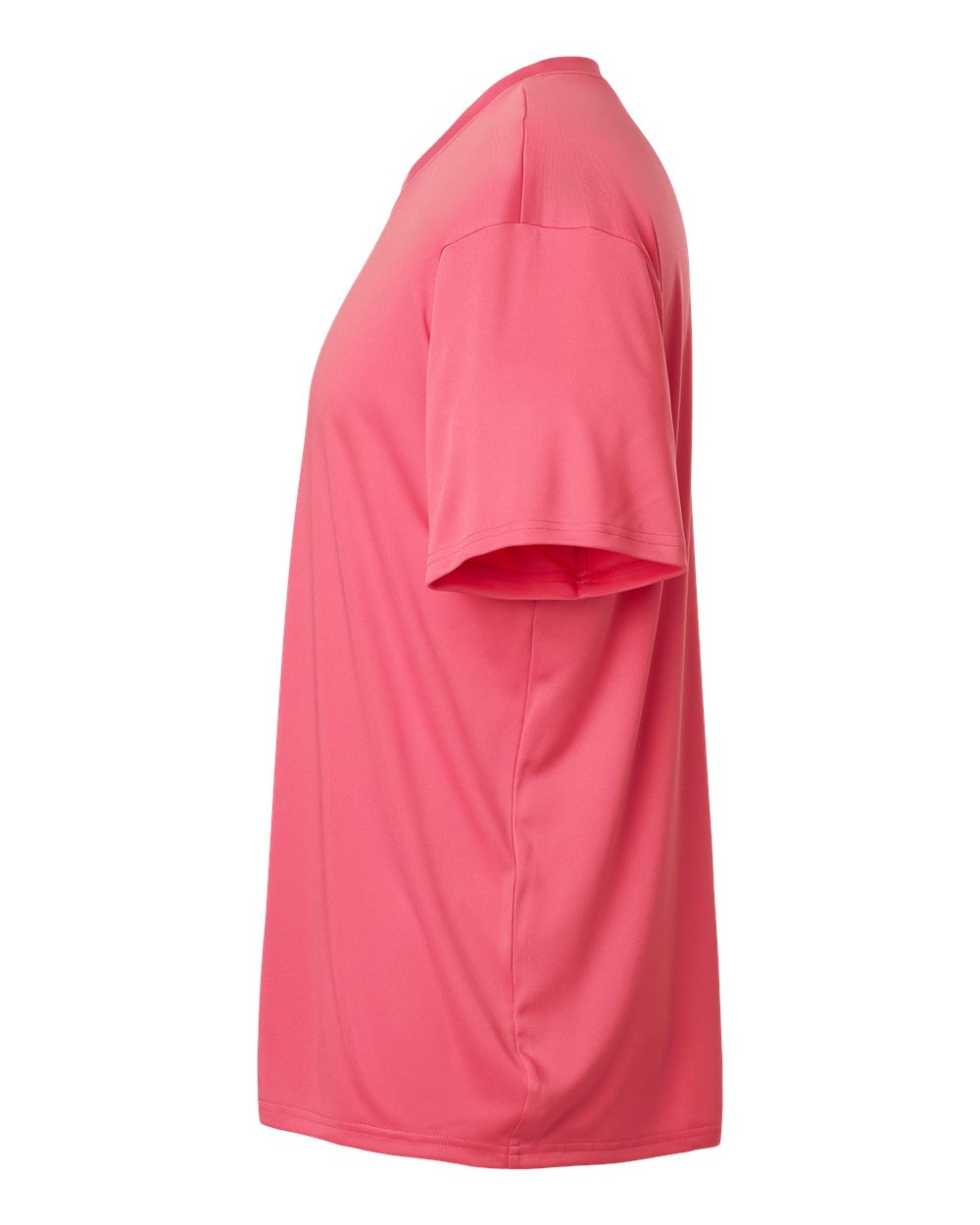 Left View of Bright Pink Pro-Lock Performance T-Shirt - 48000
