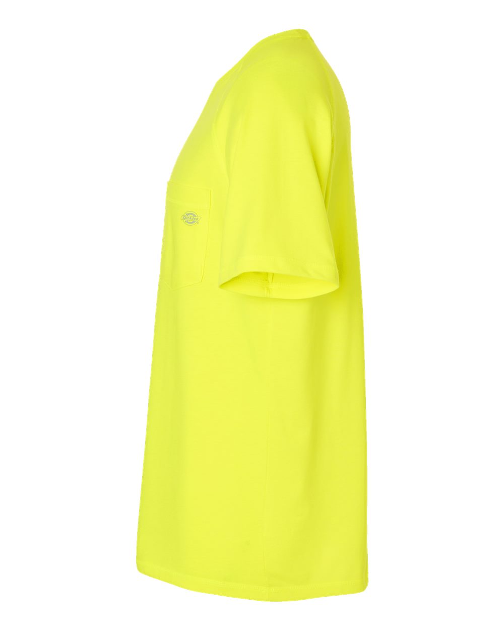 Left View of Bright Yellow Performance Cooling T-Shirt - Tall Sizes - S600T