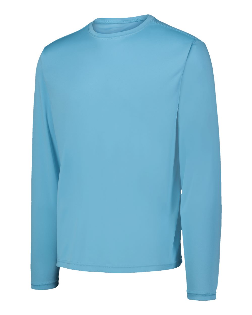 Left View of Cali Blue Sunproof® Long Sleeve T-Shirt - 19456