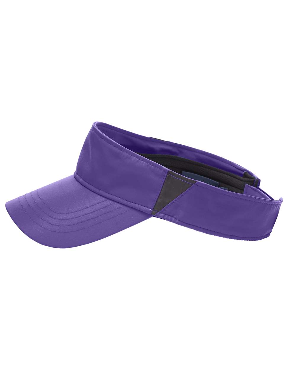 Rear View of Campus Purple/ Carbon Drive Performance Visor - CE002