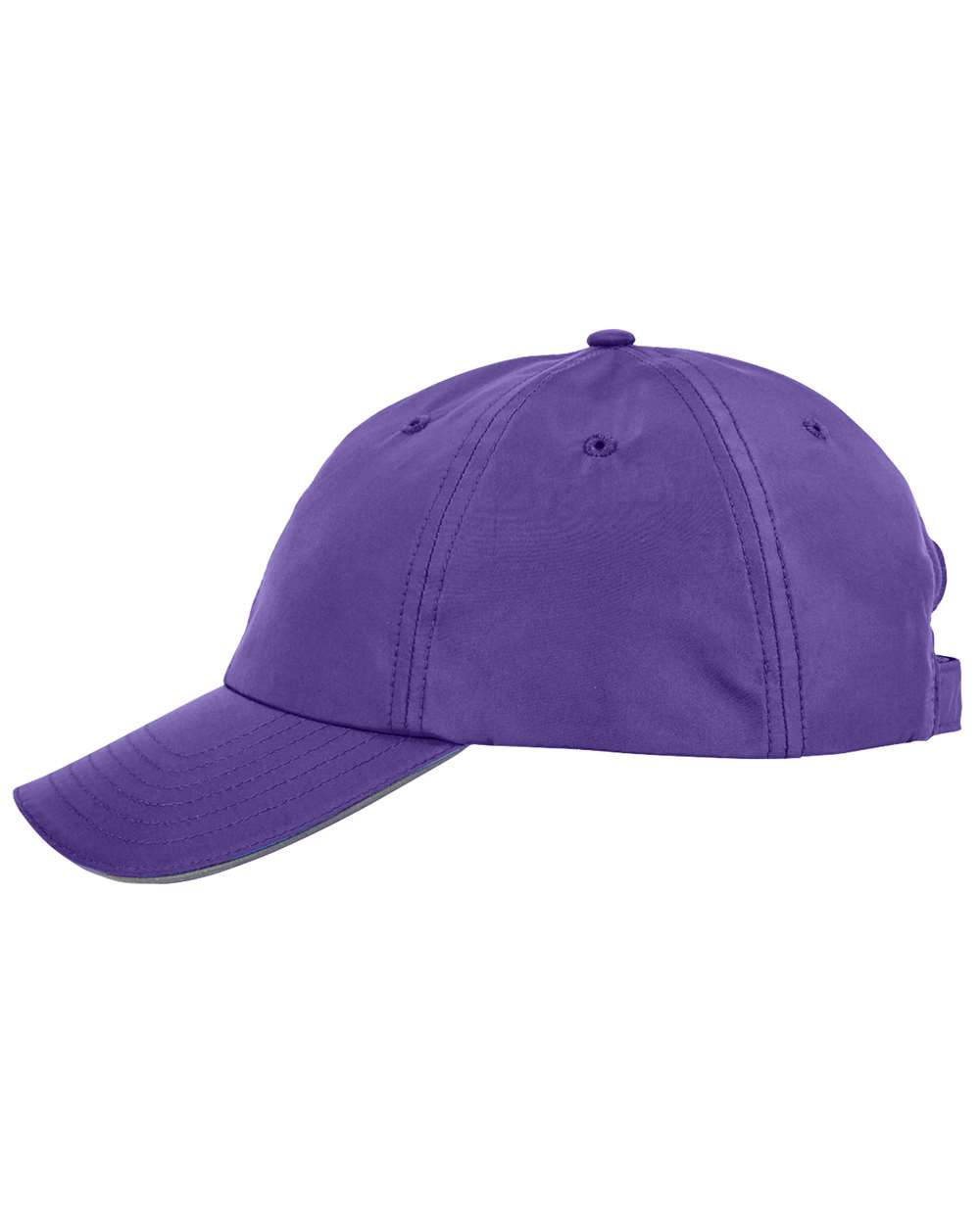 Rear View of Campus Purple Pitch Performance Cap - CE001