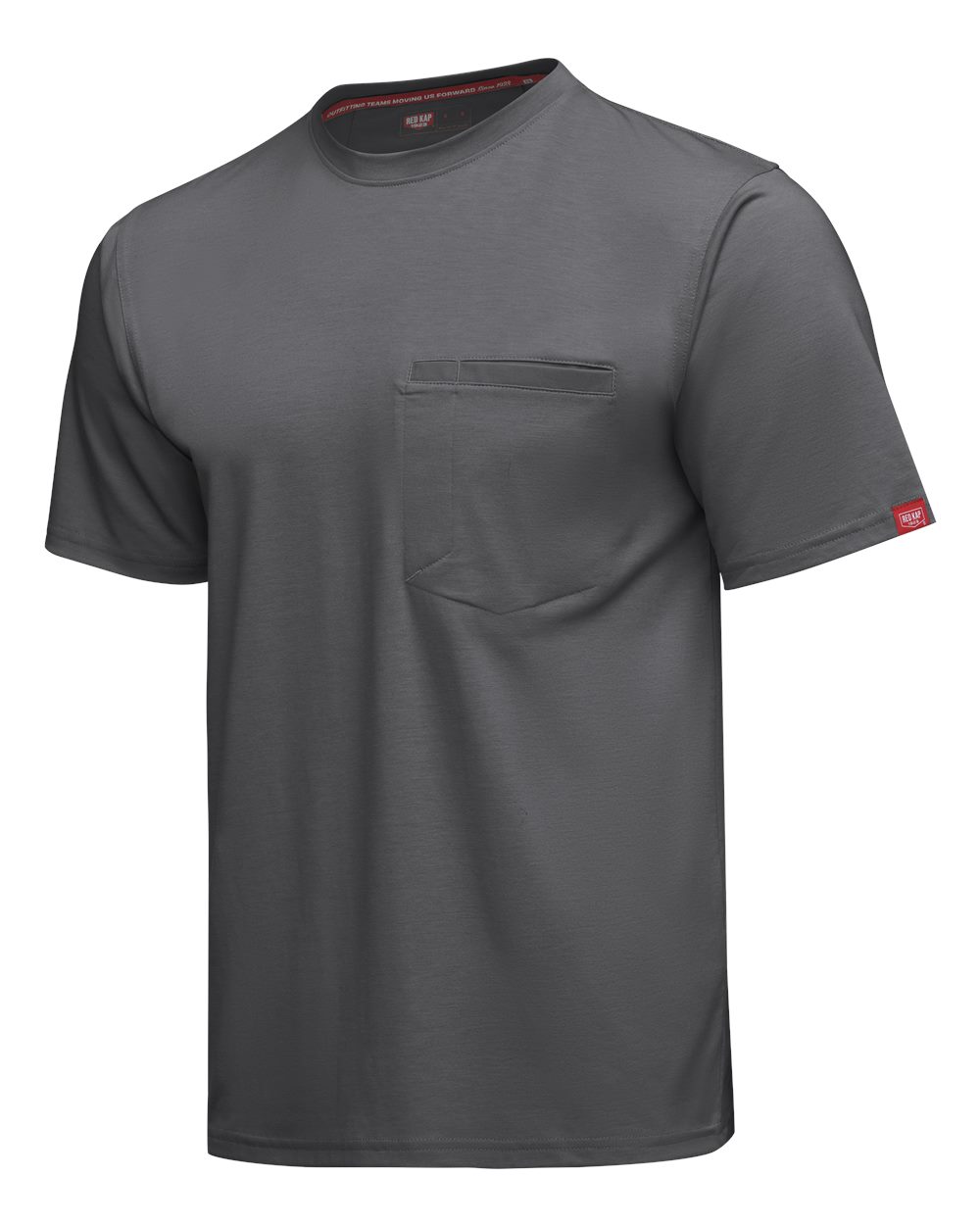 Left View of Carbon Cooling Pocket T-Shirt - TKM2