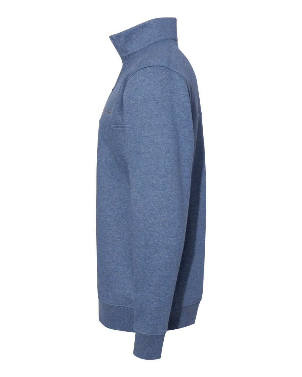 Left View of Carbon Heather Hart Mountain™ Half-Zip Sweatshirt - 141162