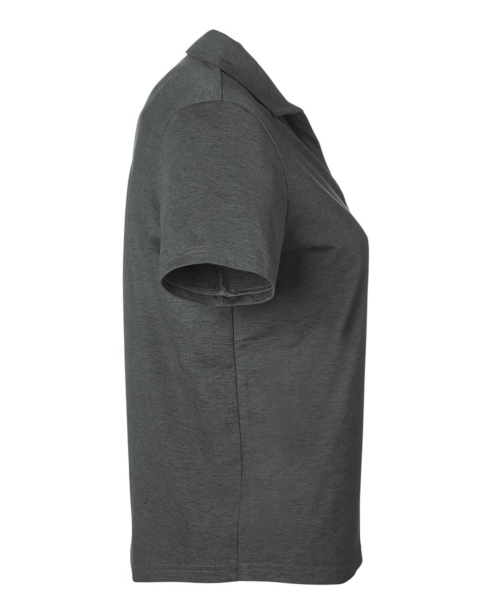 Rear View of Carbon Women's Marbled Fairway Polo - PDP7058