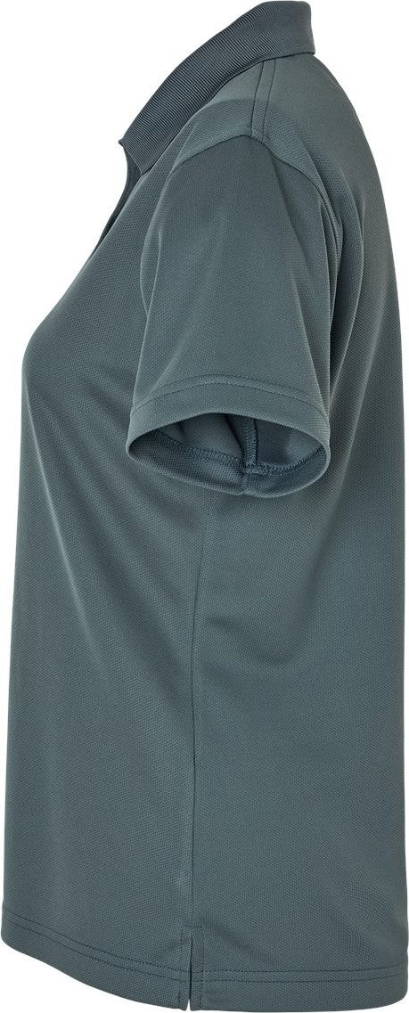 Left View of Carbon Women's Saratoga Performance Mini Mesh Polo - 104