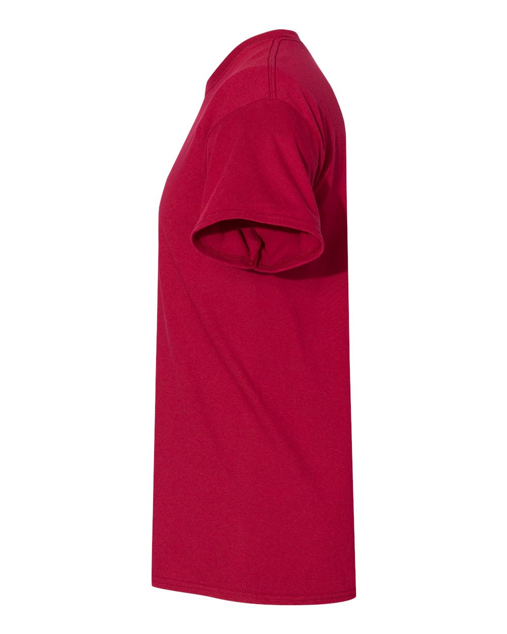 Left View of Cardinal Heavy Cotton™ T-Shirt - 5000