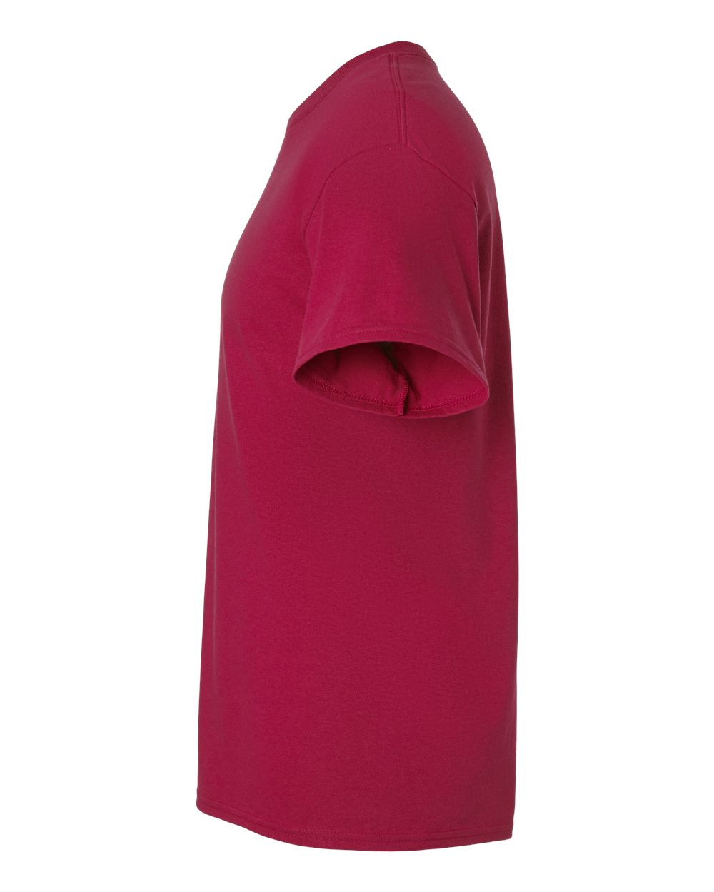 Left View of Cardinal Red Ultra Cotton® T-Shirt - 2000