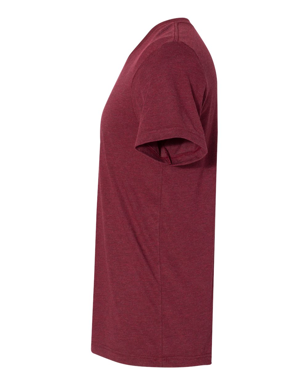 Left View of Cardinal Triblend Triblend V-Neck Short Sleeve Tee - 3415