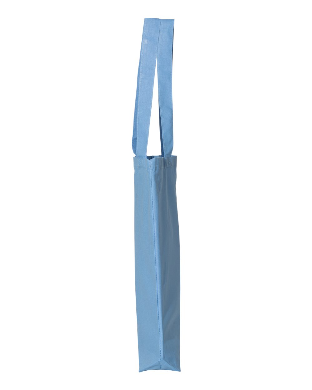 Left View of Carolina Blue 12L Economical Tote - QTBG