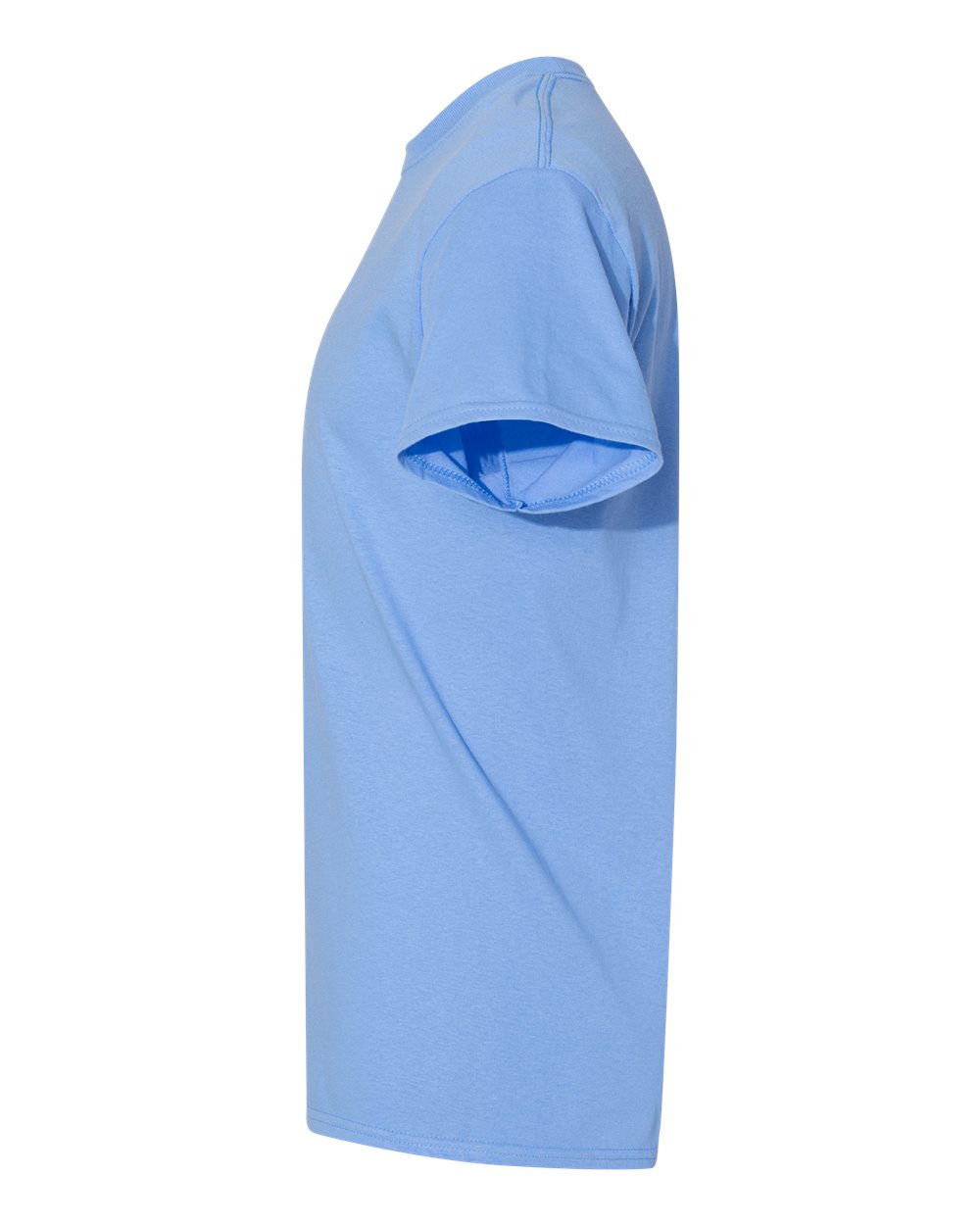 Left View of Carolina Blue Heavy Cotton™ T-Shirt - 5000