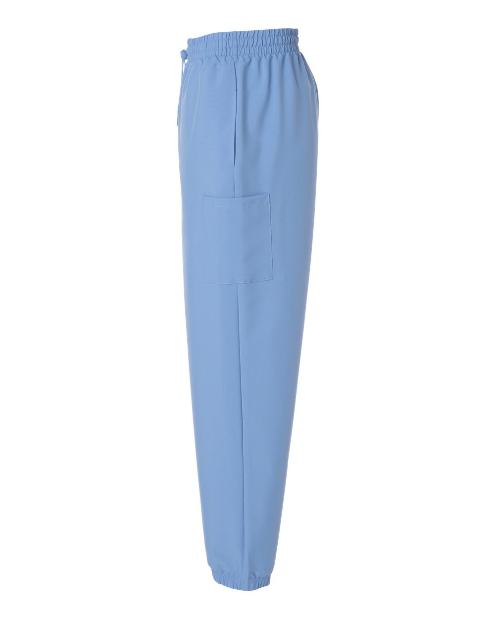 Left View of Ceil Blue Men's Scrub Joggers - HMB001 plain