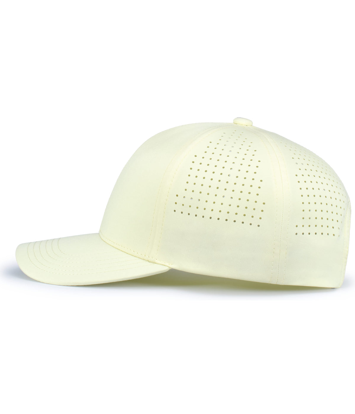 Left View of CELESTIAL YELLOW WEEKENDER LTWT PERF SNAPBACK
