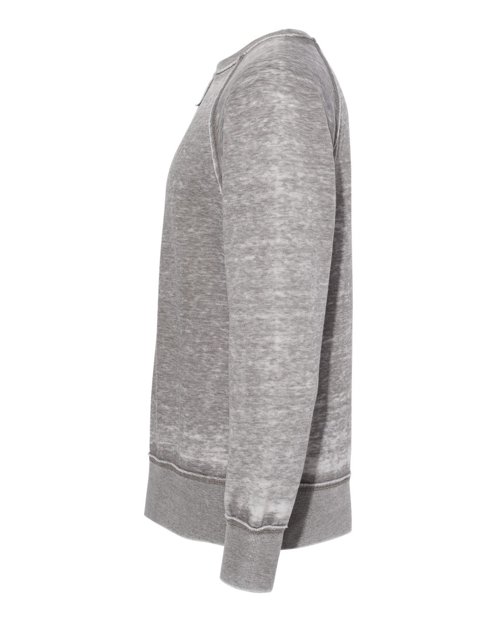 Left View of Cement Vintage Zen Fleece Crewneck Sweatshirt - 8920
