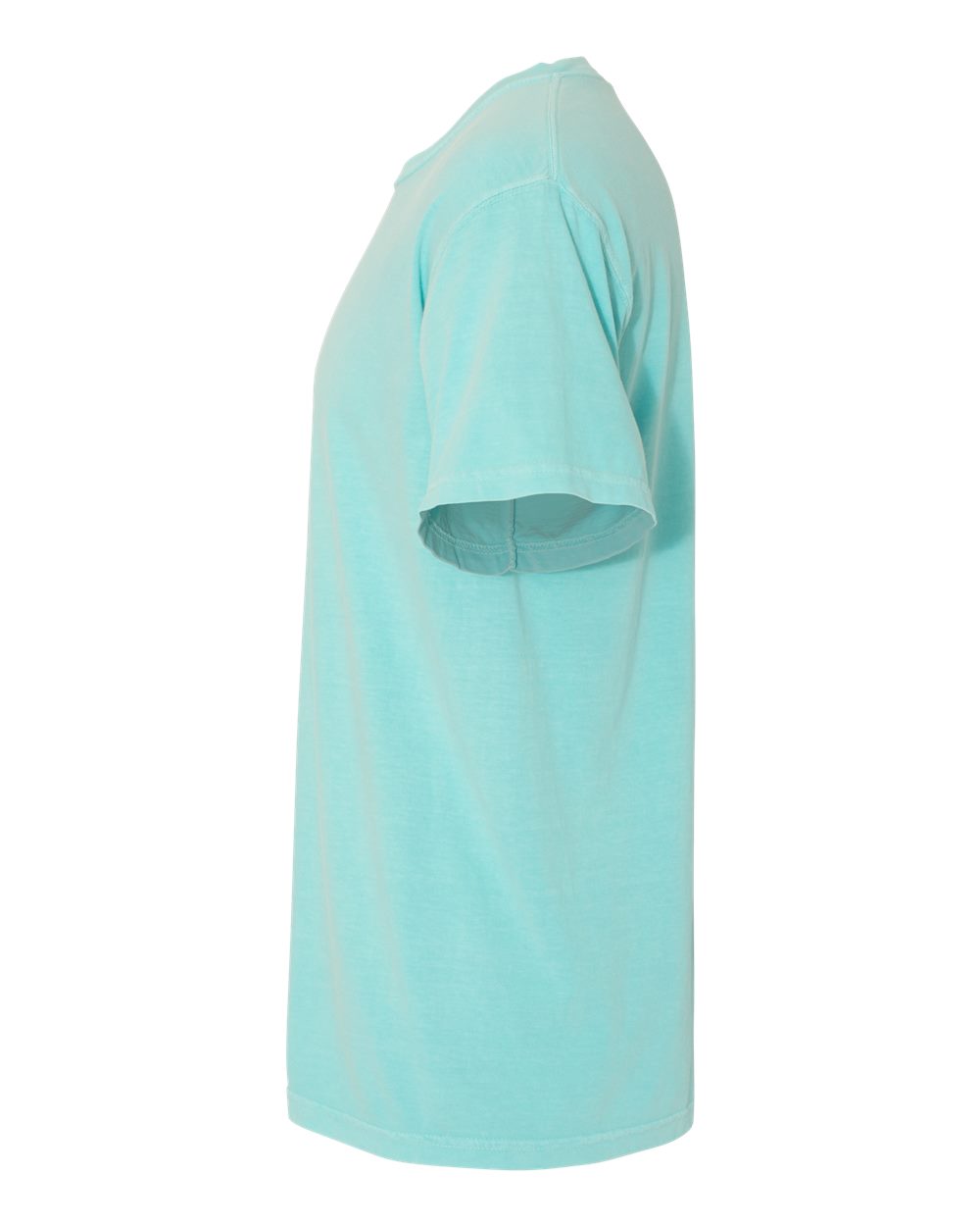 Left View of Chalky Mint Garment-Dyed Heavyweight T-Shirt - 1717