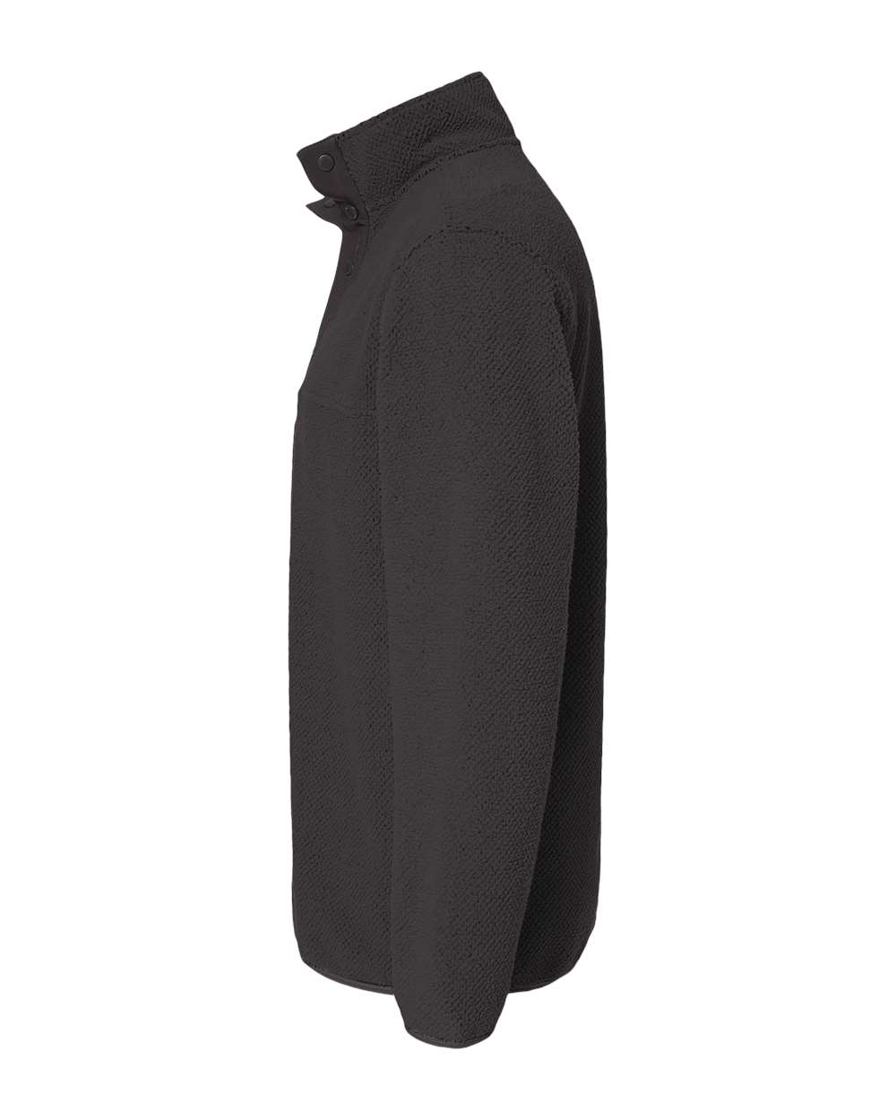 Left View of Charcoal Brooks Sherpa Mountain Fleece - 7355