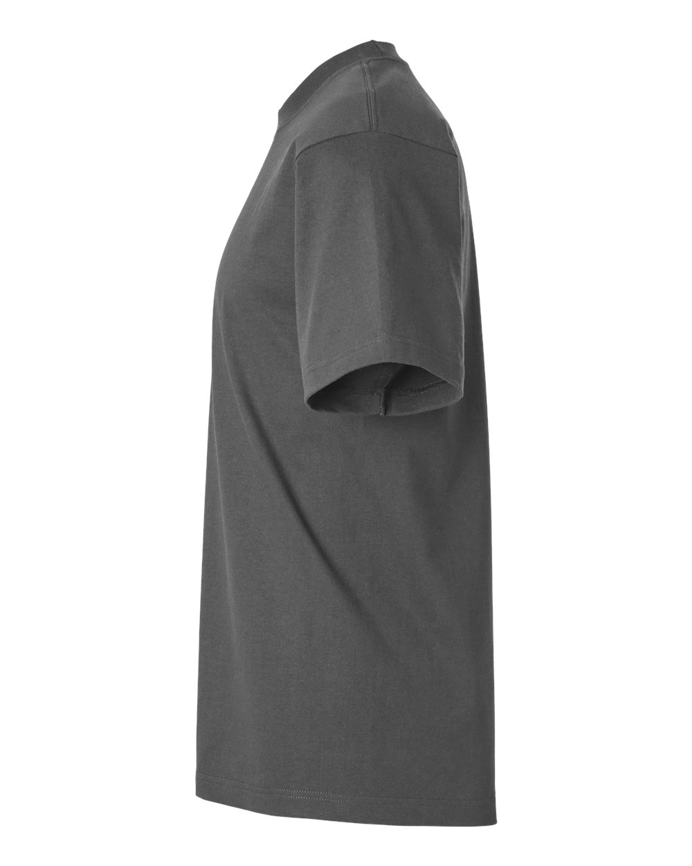Left View of Charcoal Heavyweight Street T-Shirt - 299