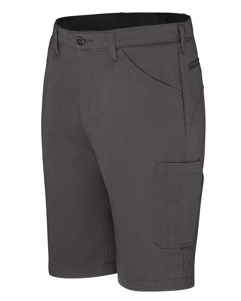 Left View of Charcoal Mimix® Pro Shorts - Extended Sizes - PX52EXT