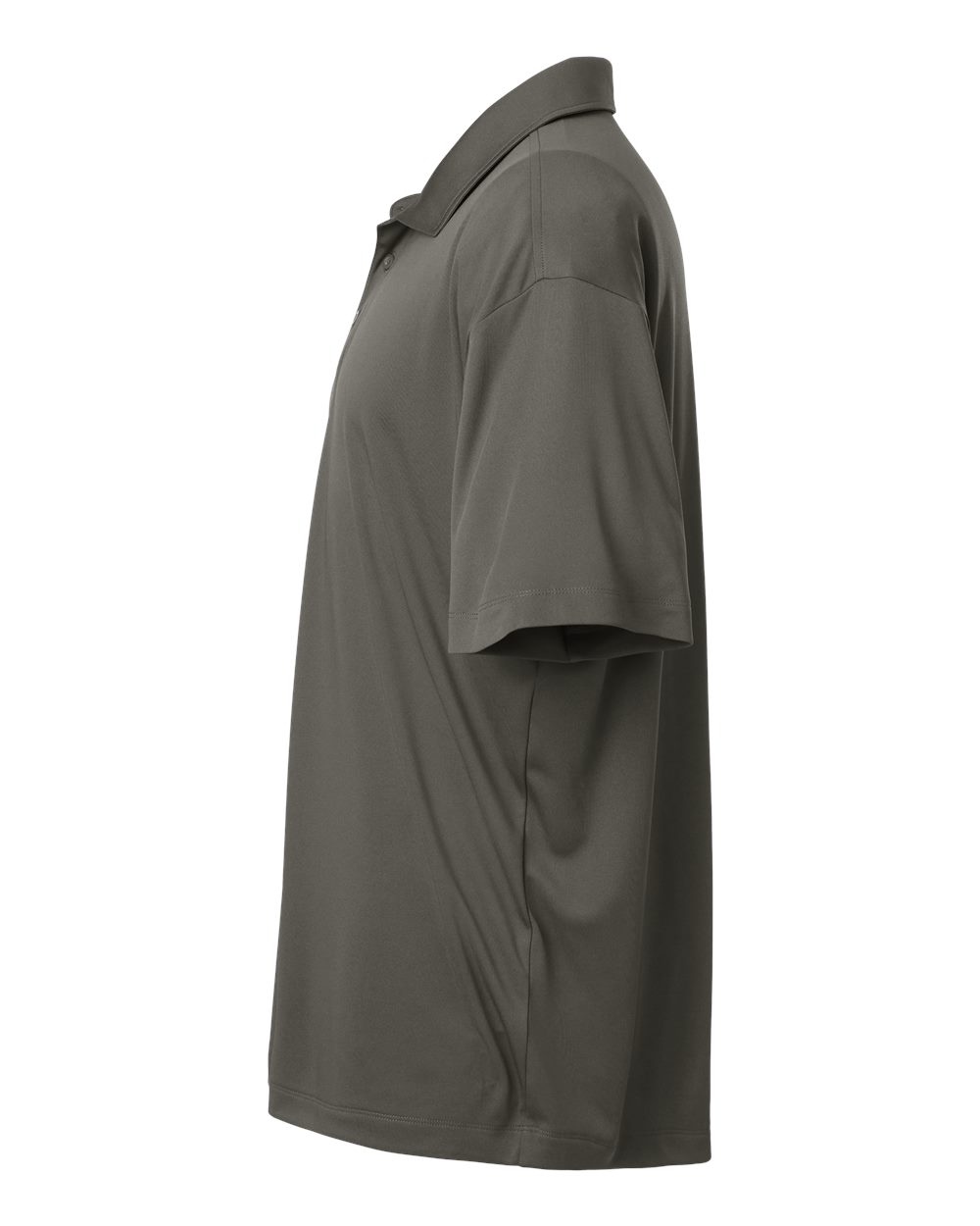 Left View of Charcoal Pro-Lock Performance Polo - 41800