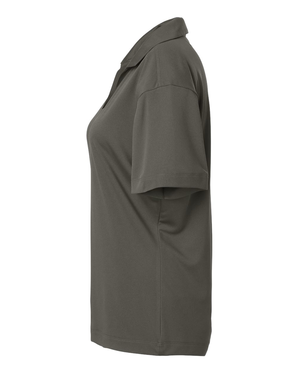 Left View of Charcoal Pro-Lock Women&#39;s Performance Polo - 41800L
