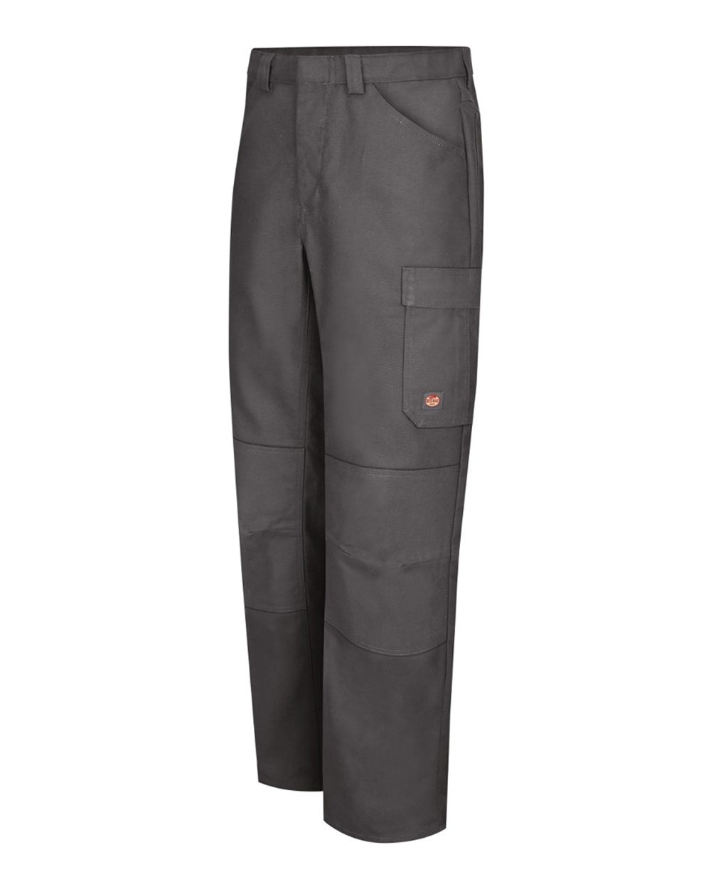 Left View of Charcoal - Unhemmed Shop Pants - PT2A