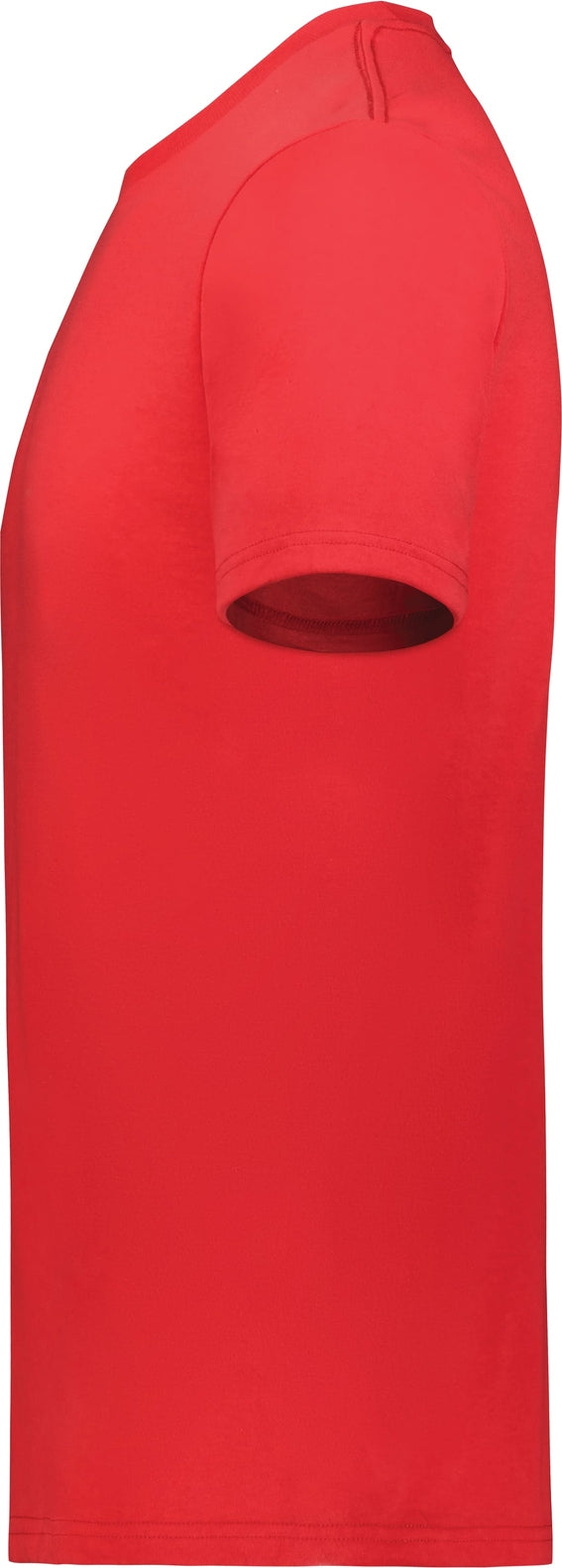 Left View of CHERRY RED ALL-DAY CORE BASIC 50/50 TEE