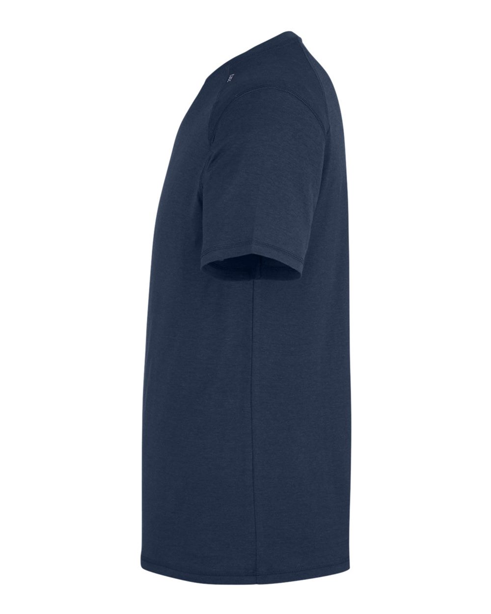 Left View of Classic Navy Carrollton Fitness T-Shirt - TM110AB