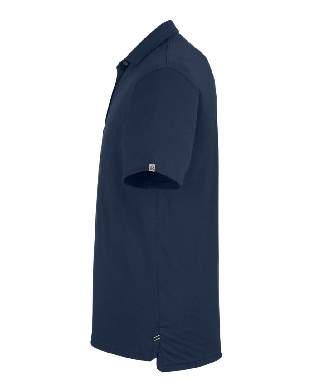 Rear View of Classic Navy Cloud Lightweight Polo - TM538