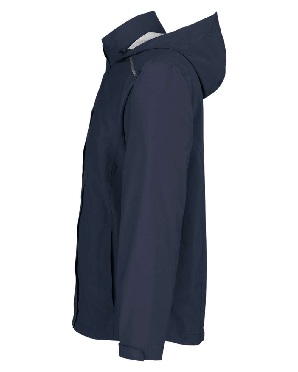 Rear View of Classic Navy Men's Barrier Rain Jacket - CE712