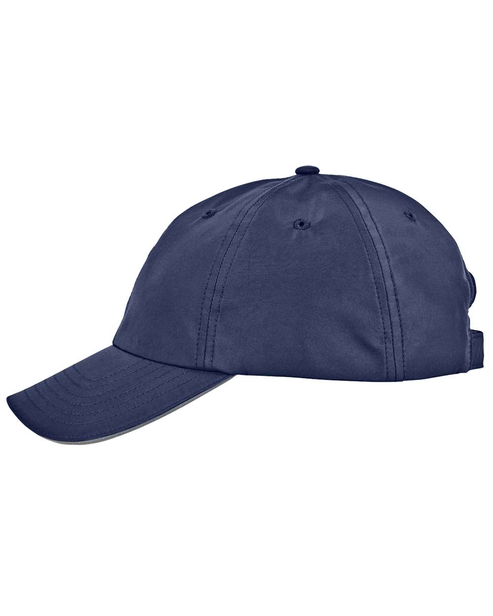 Left View of Classic Navy Pitch Performance Cap - CE001