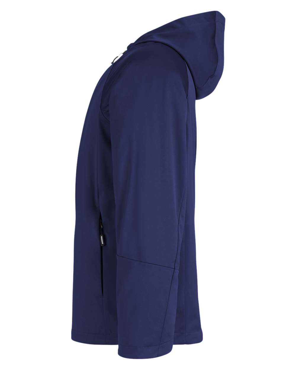 Left View of Classic Navy Unisex Techno Lite Pullover Anorak - CE711