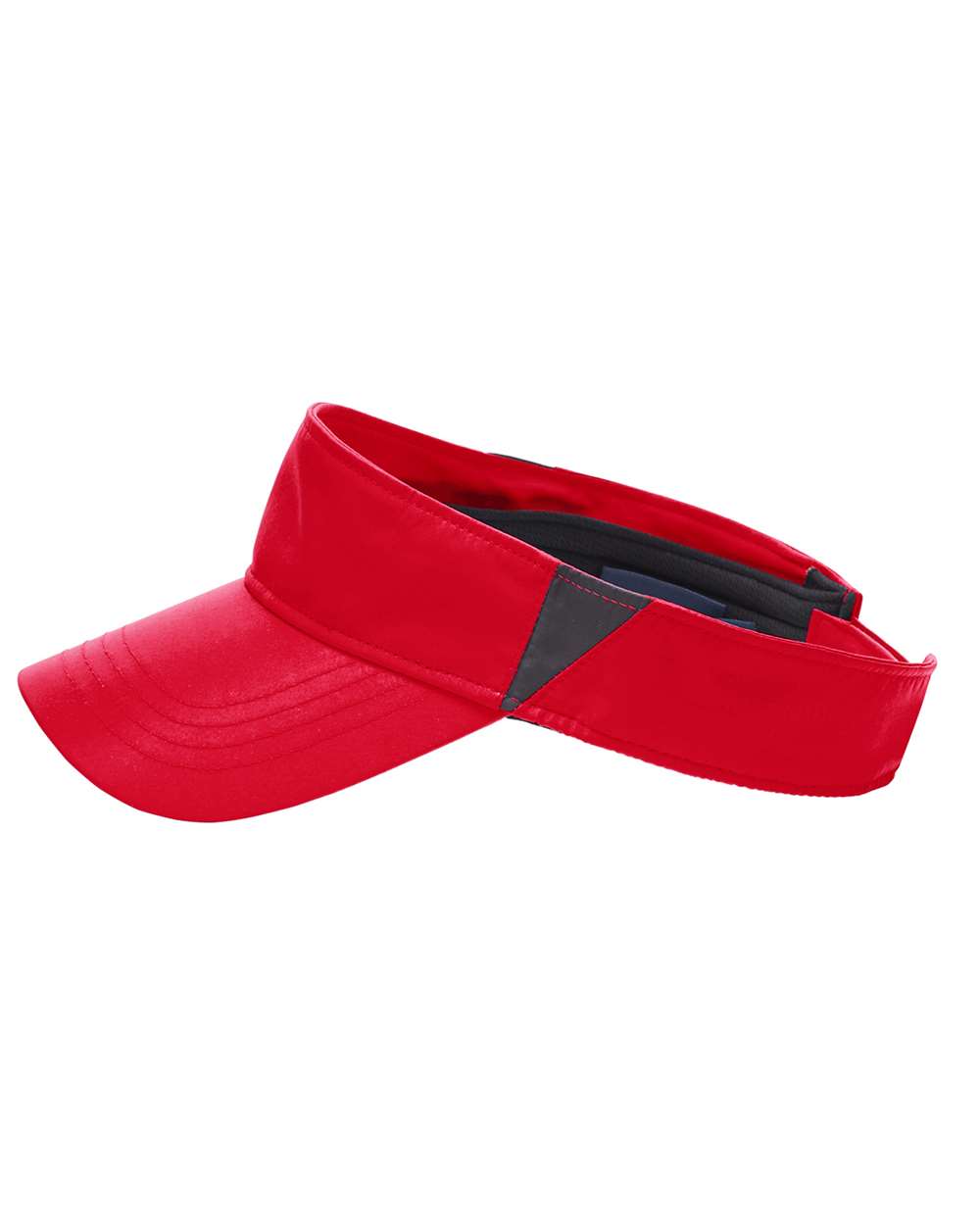 Front View of Classic Red/ Carbon Drive Performance Visor - CE002
