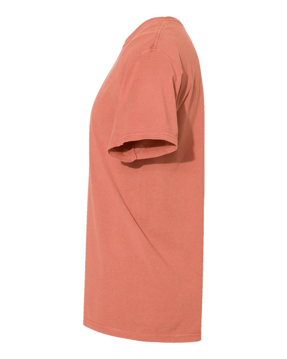 Left View of Clay Garment-Dyed T-Shirt - GDH100
