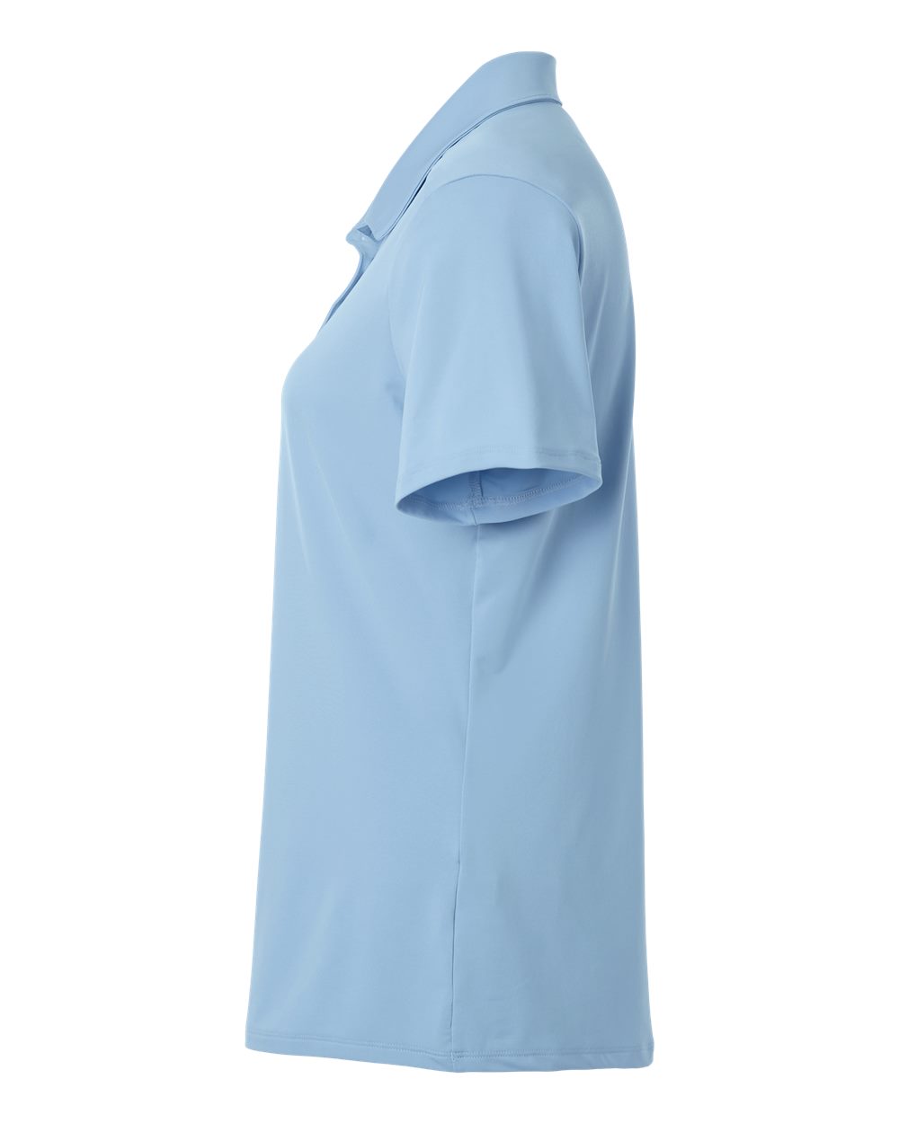 Left View of Clear Sky Women's Ultimate Solid Polo - A515