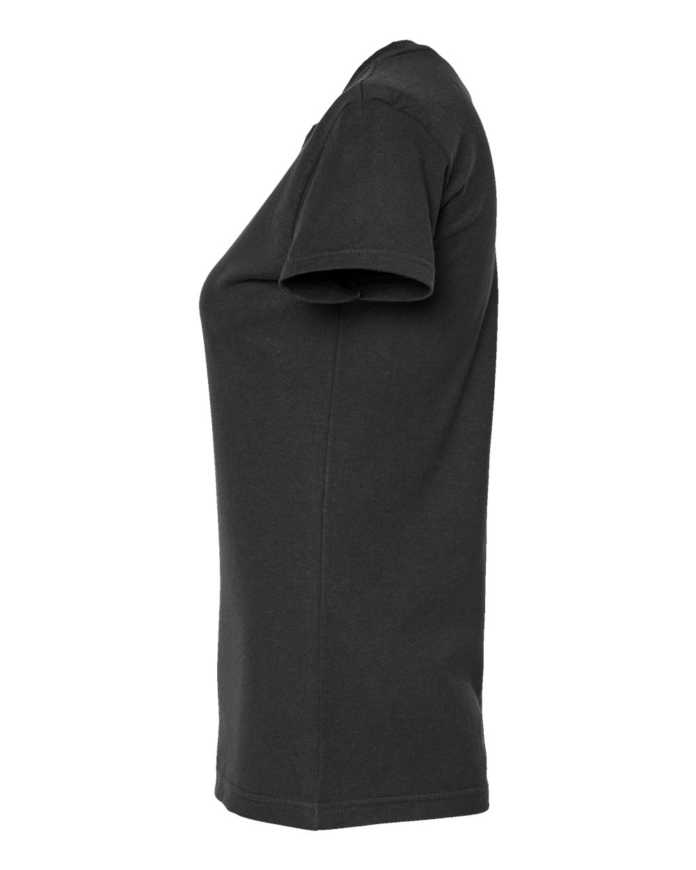 Left View of Coal Women&#39;s Fine Jersey Slim Fit T-Shirt - 213