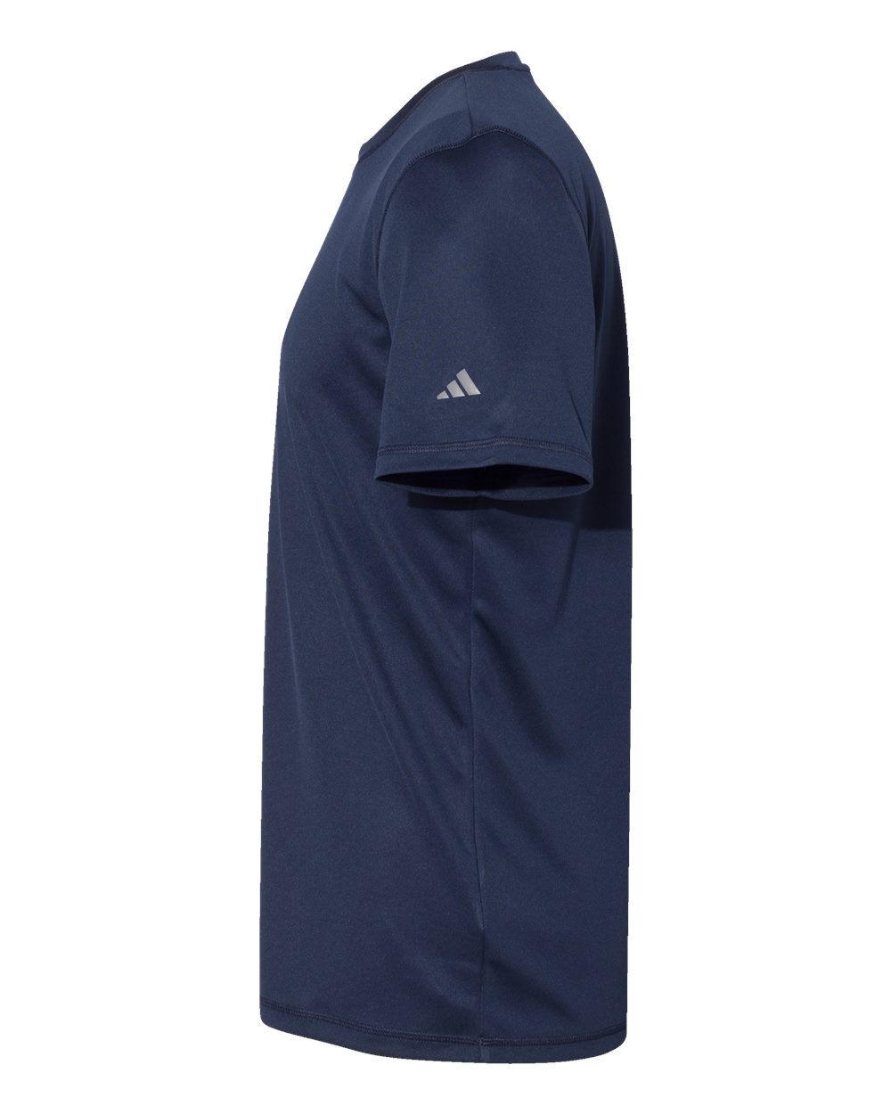 Left View of Collegiate Navy Sport T-Shirt - A376