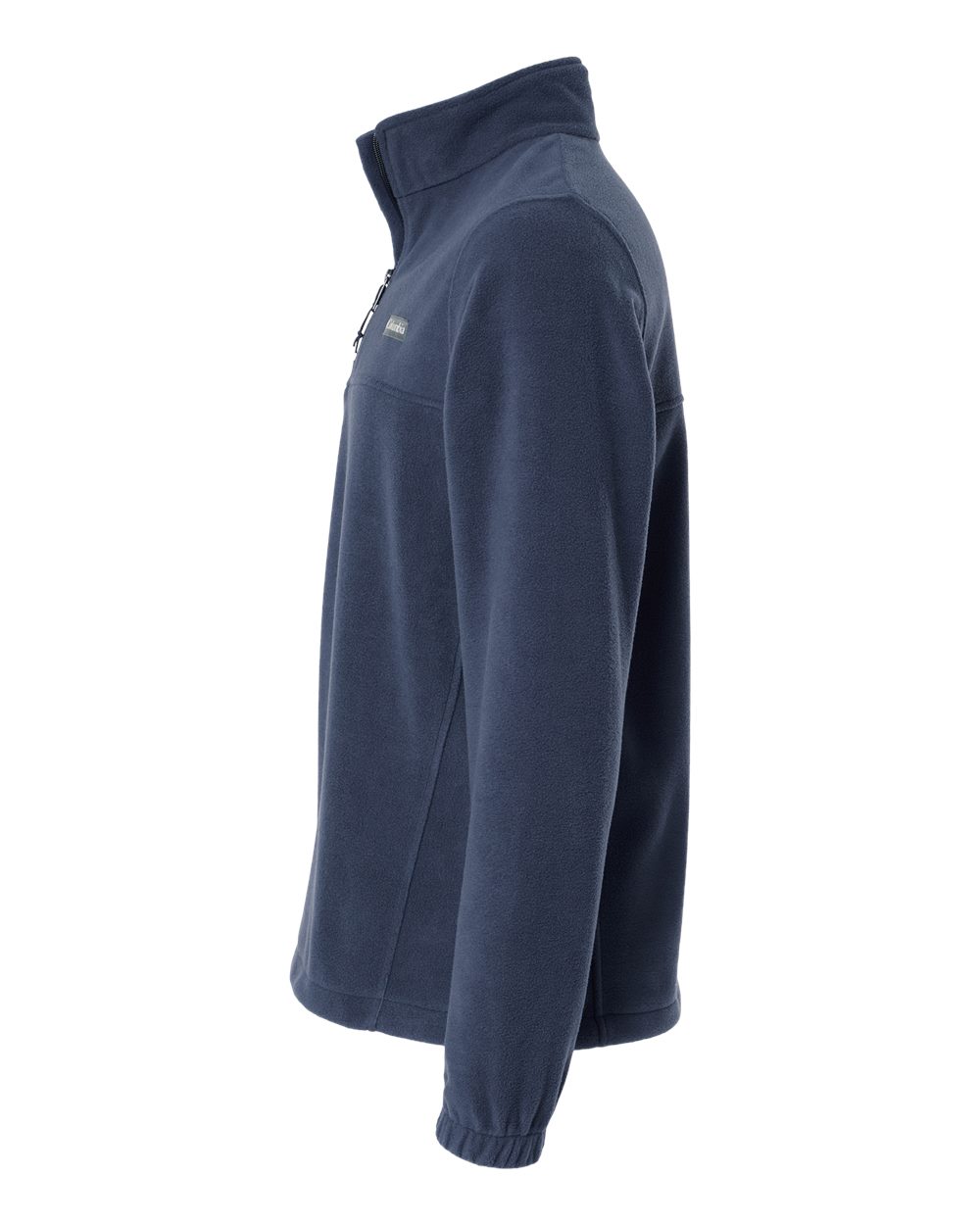 Left View of Collegiate Navy Steens Mountain™ Fleece Quarter-Zip Pullover - 162019