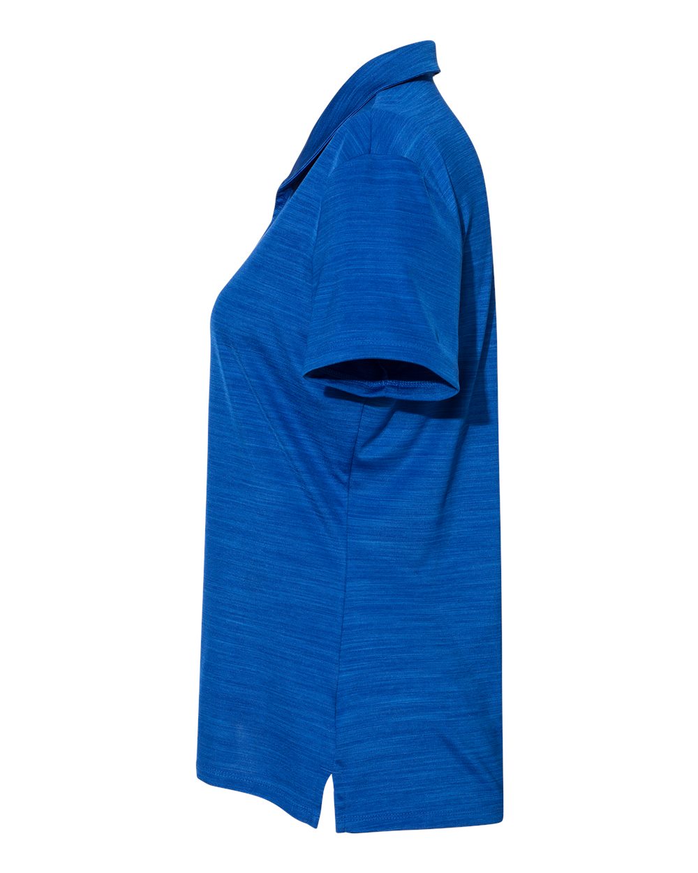 Left View of Collegiate Royal Melange Women&#39;s Mélange Polo - A403