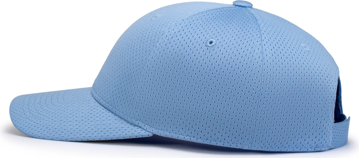 Left View of COLUMBIA BLUE ATHLETIC MESH CAP