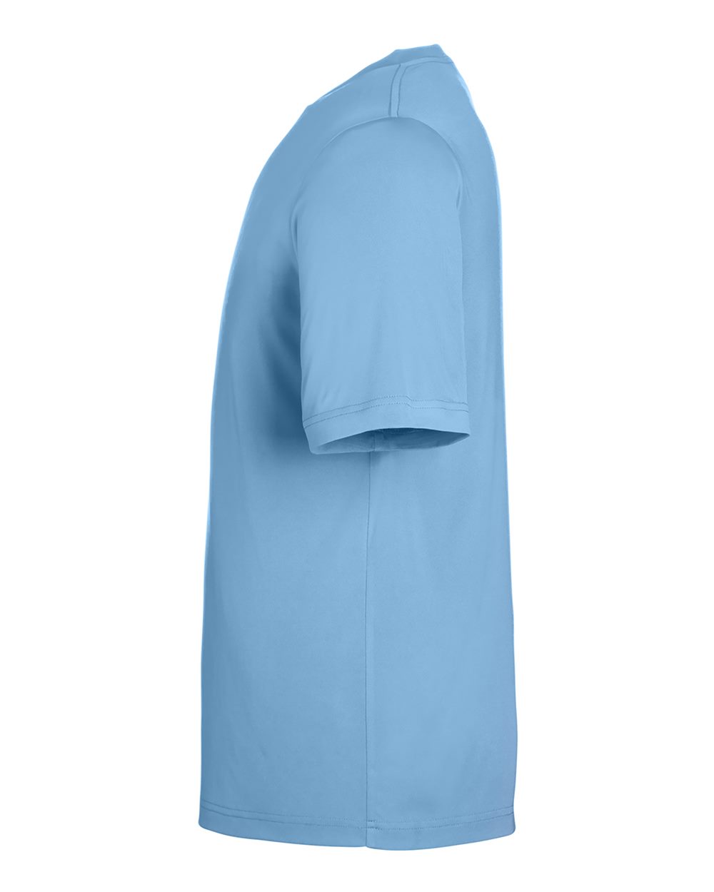 Left View of Columbia Blue Unisex Capital Performance T-Shirt - CE10