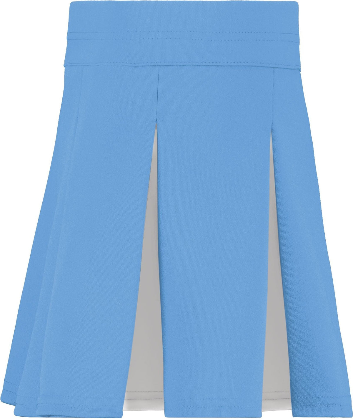 Left View of COLUMBIA BLUE/WHITE GIRLS LIBERTY SKIRT